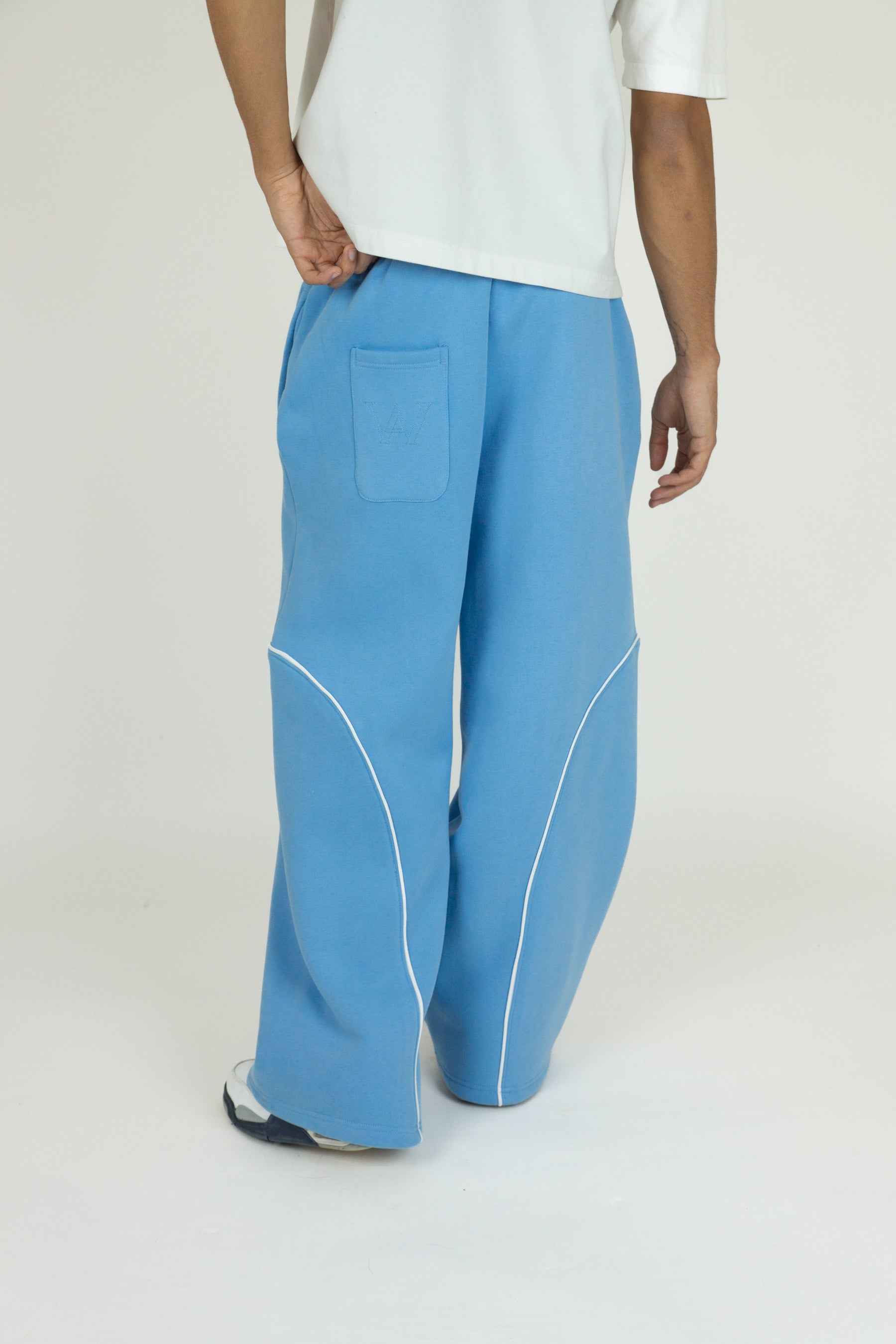 Blue Baggy Sweatpants