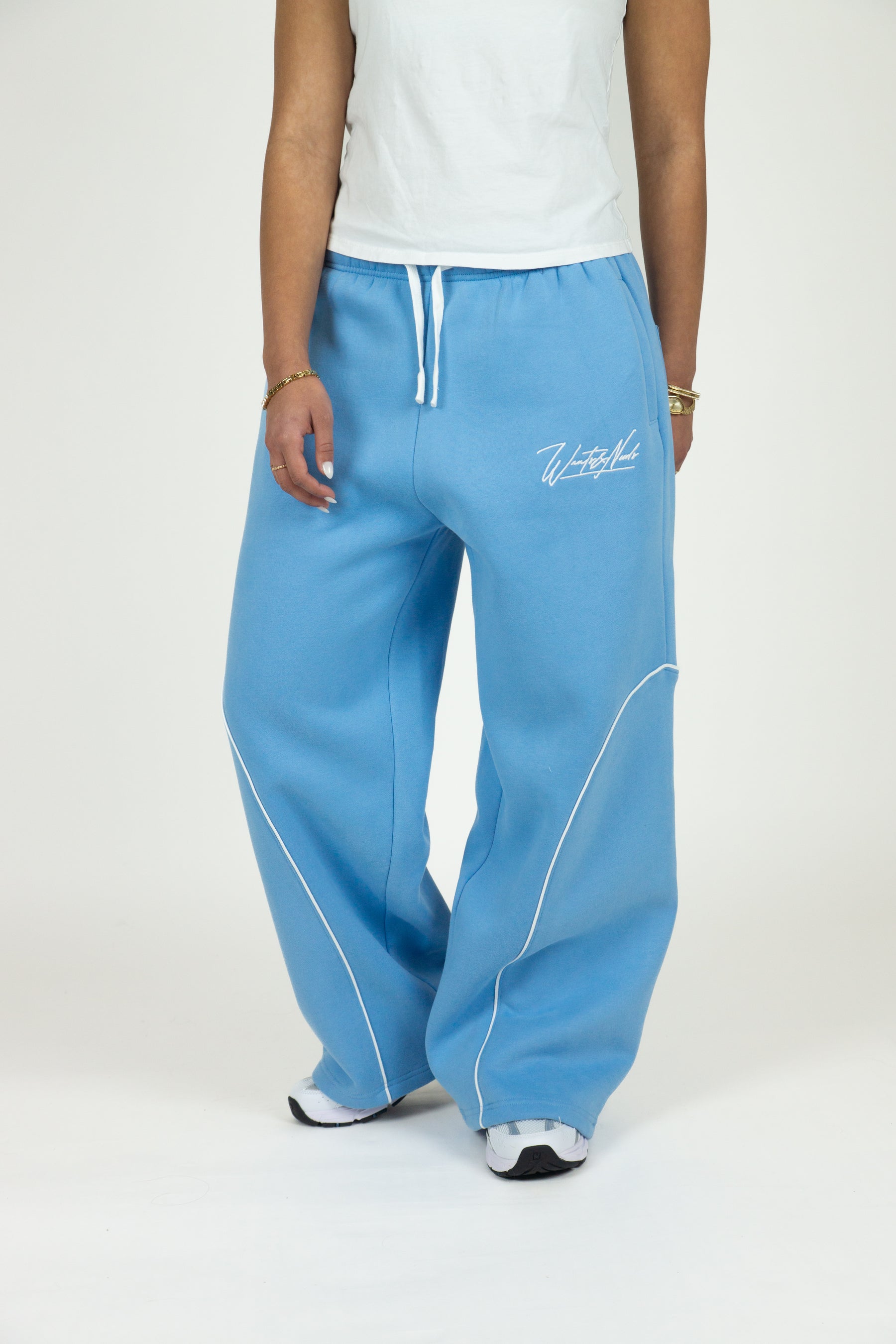 Blue Baggy Sweatpants