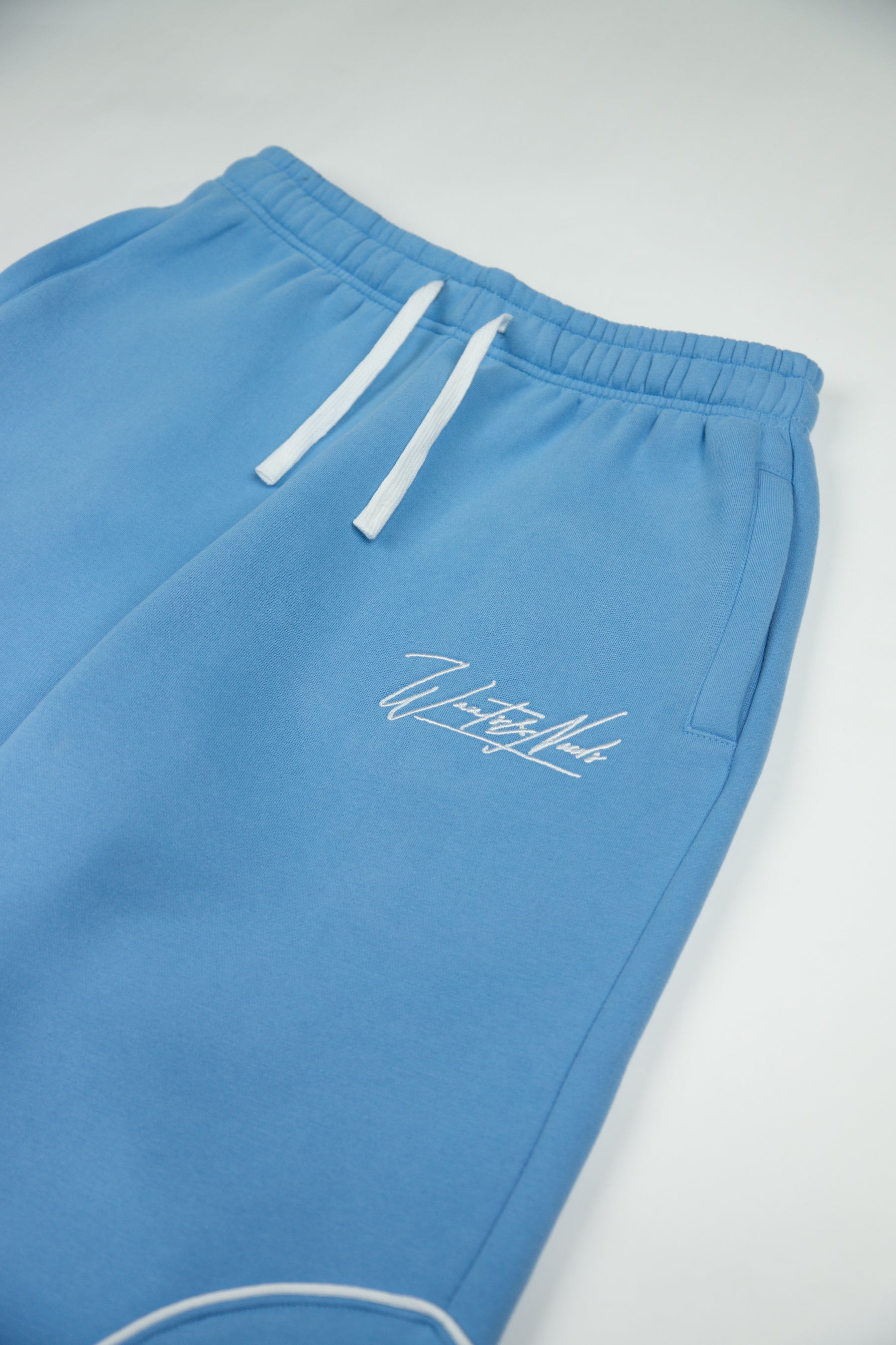 Blue Baggy Sweatpants