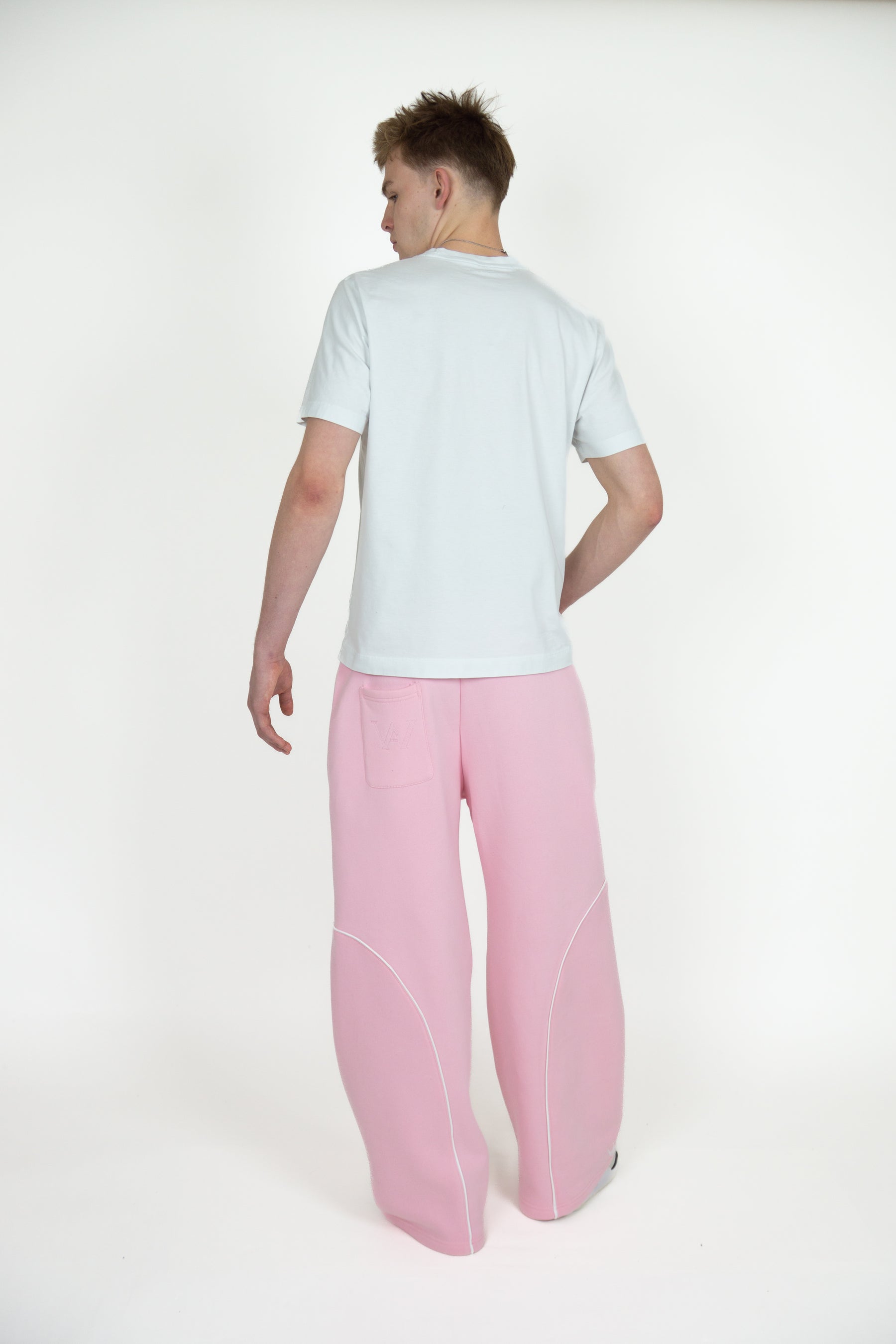 Pink Baggy Sweatpants