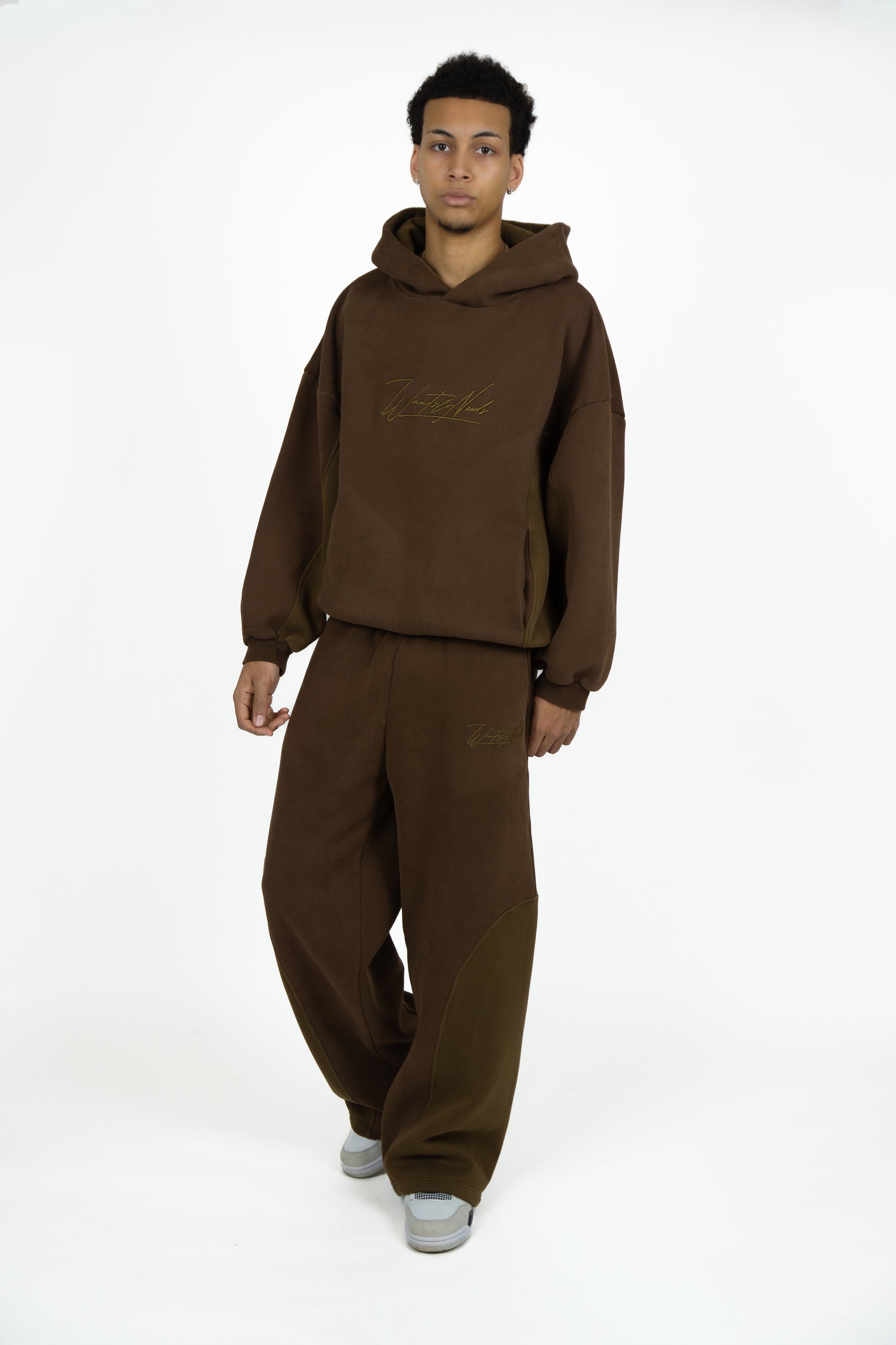 Brown Baggy Sweatpants