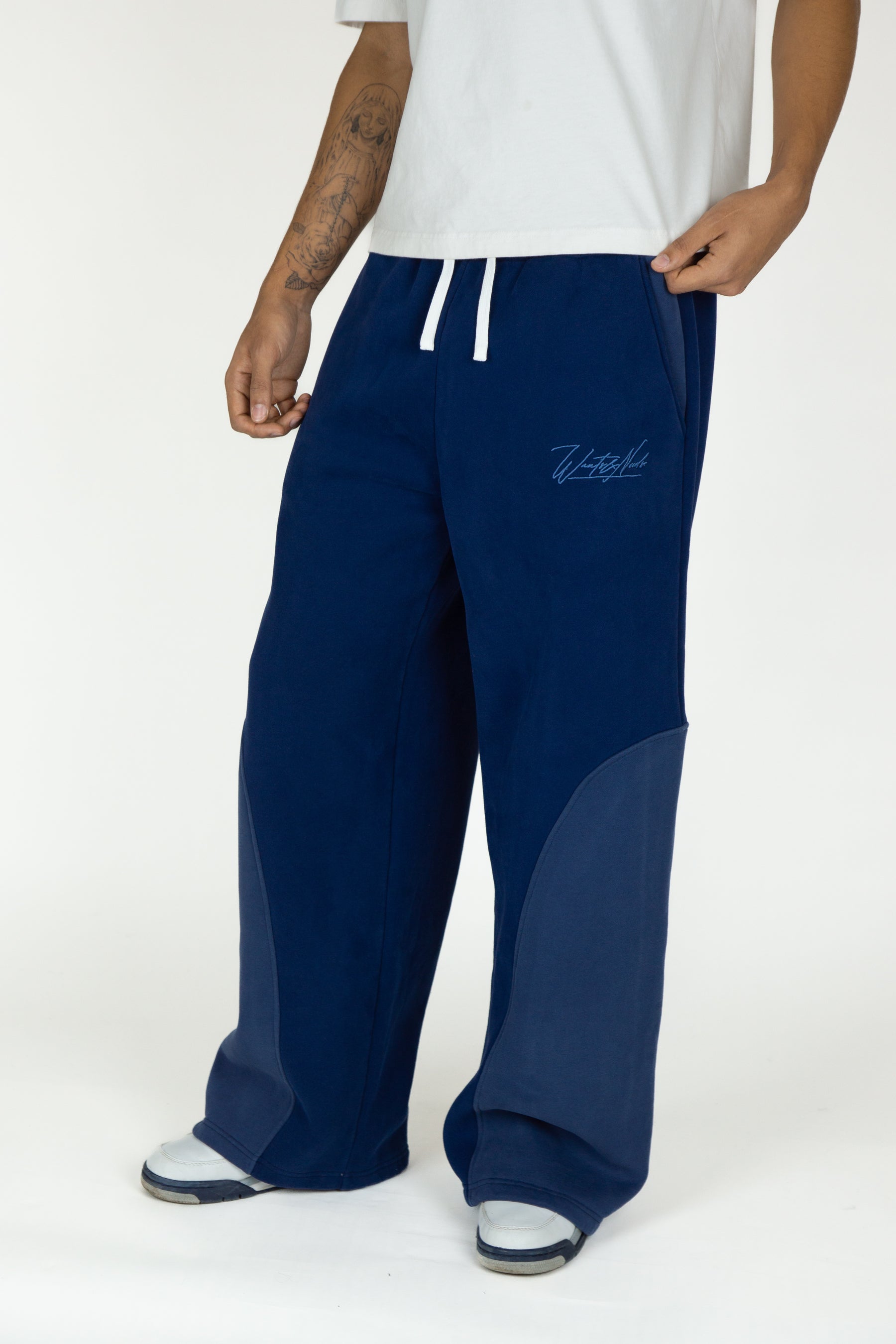 Navy Baggy Sweatpants