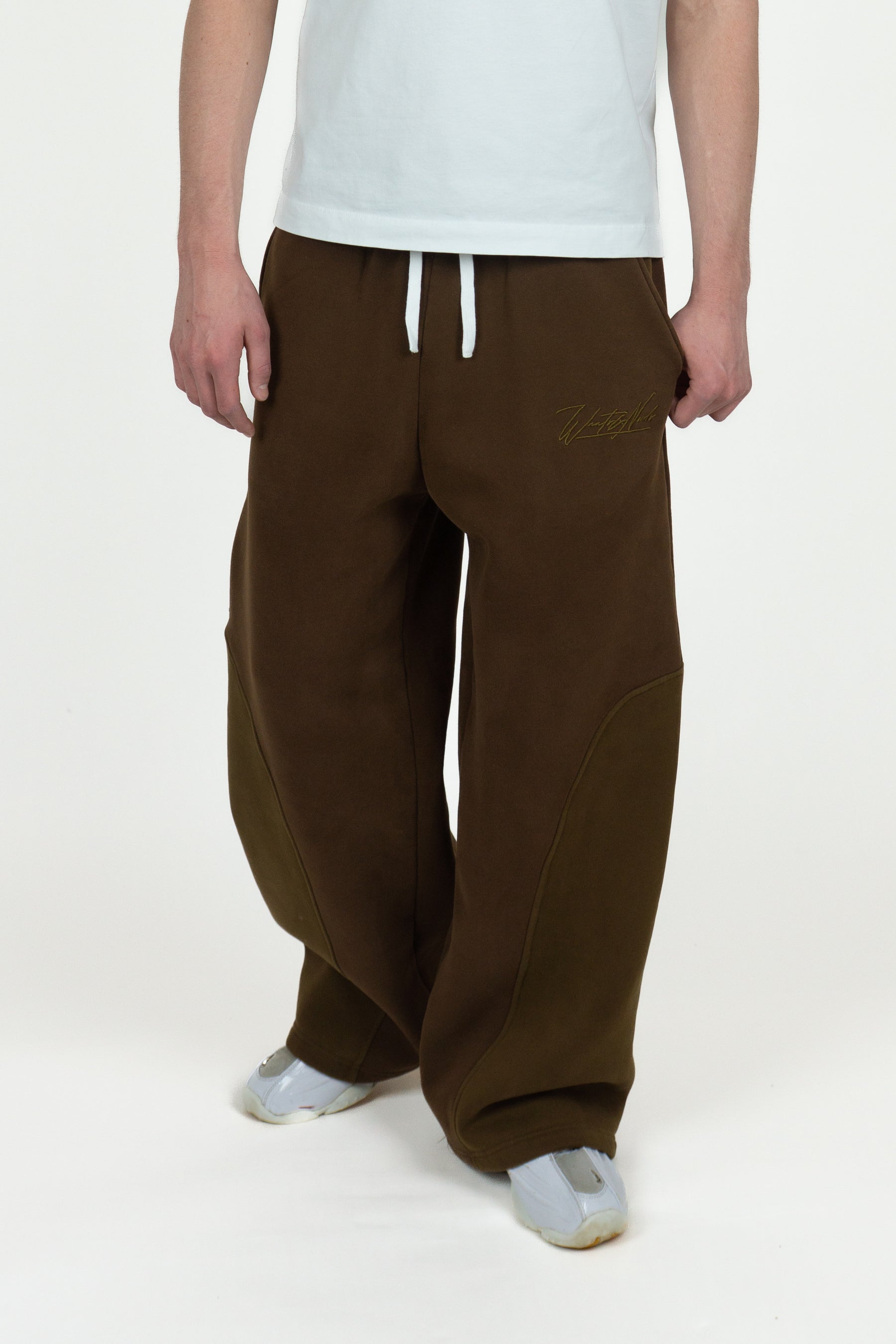 Brown Baggy Sweatpants