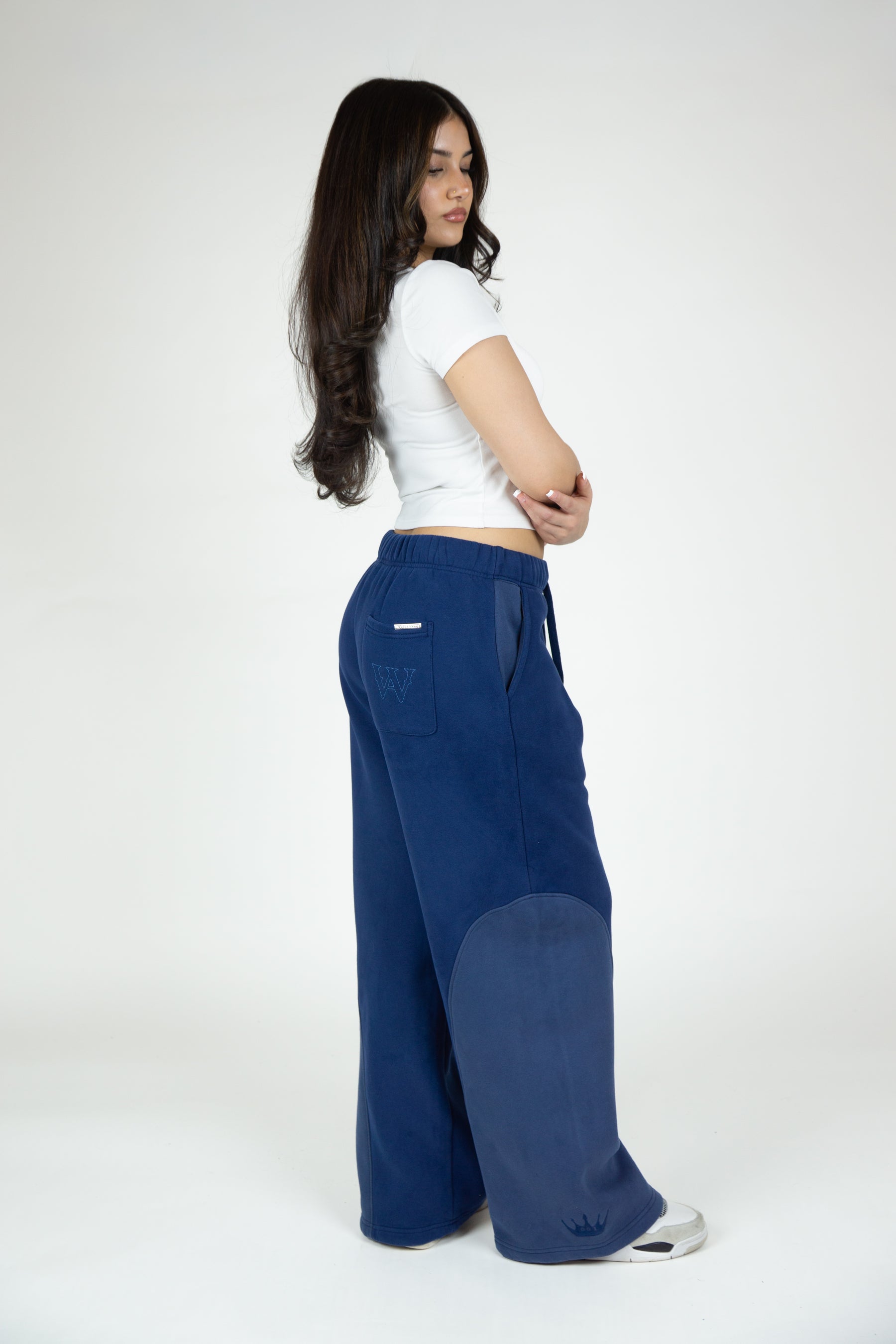 Navy Baggy Sweatpants