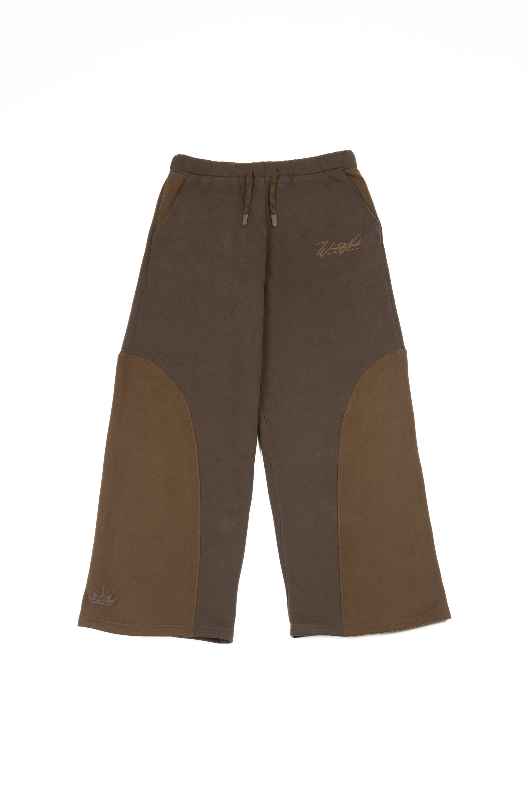 Brown Baggy Sweatpants