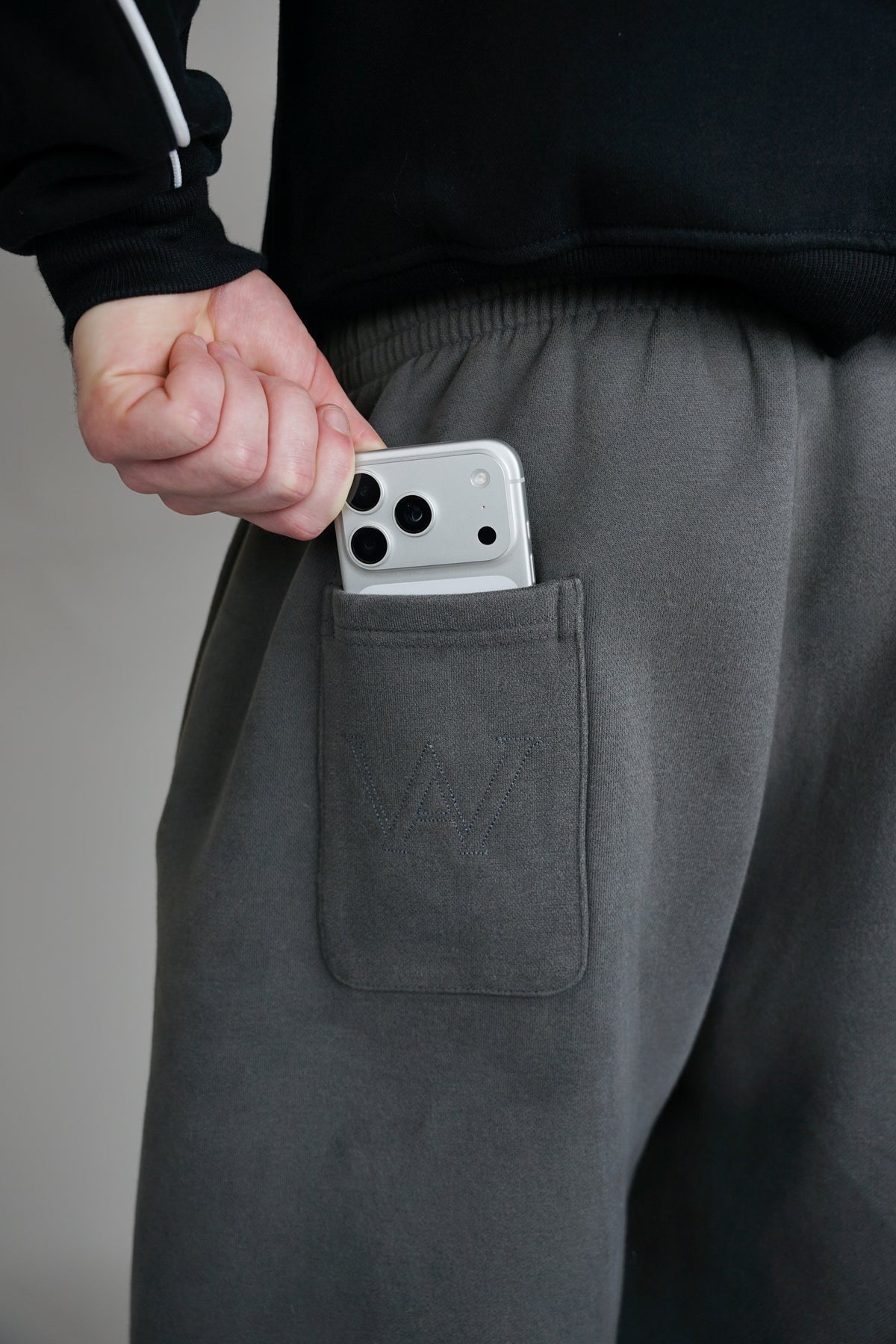 Black Baggy Sweatpants