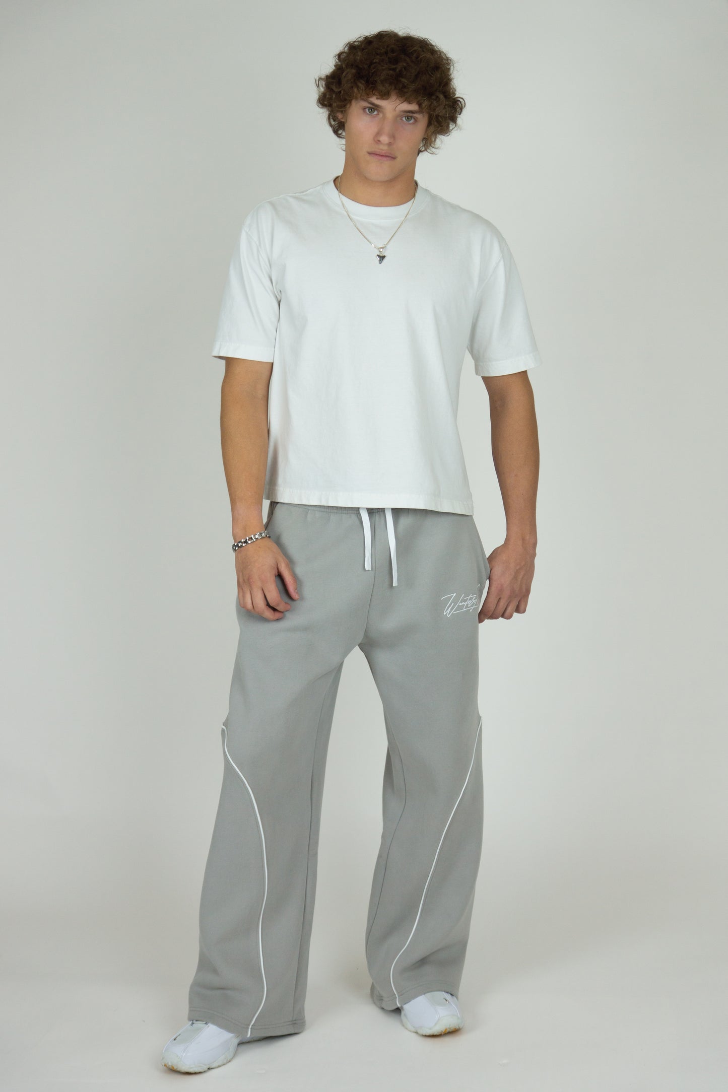 Gray Baggy Sweatpants