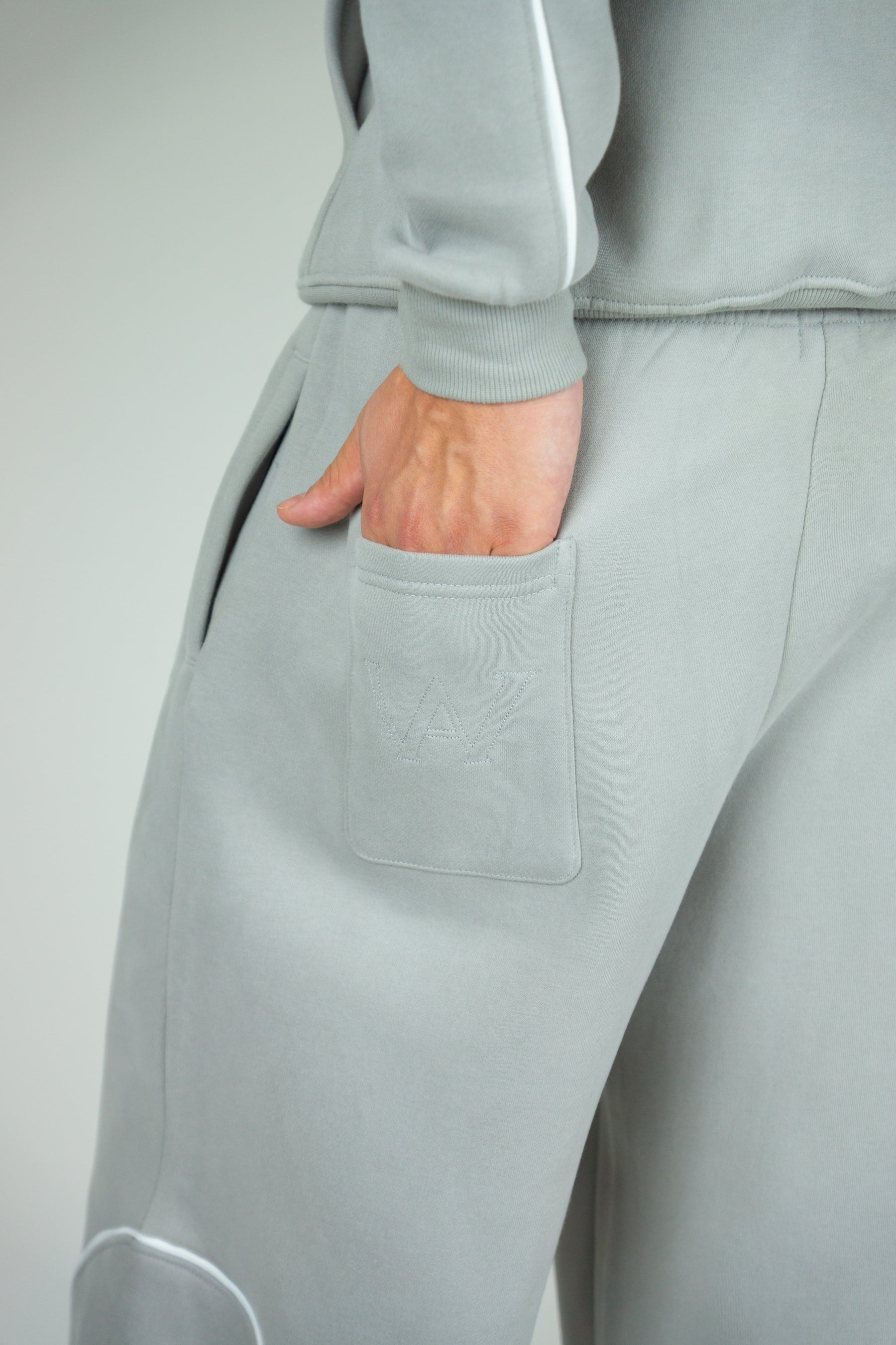 Gray Baggy Sweatpants