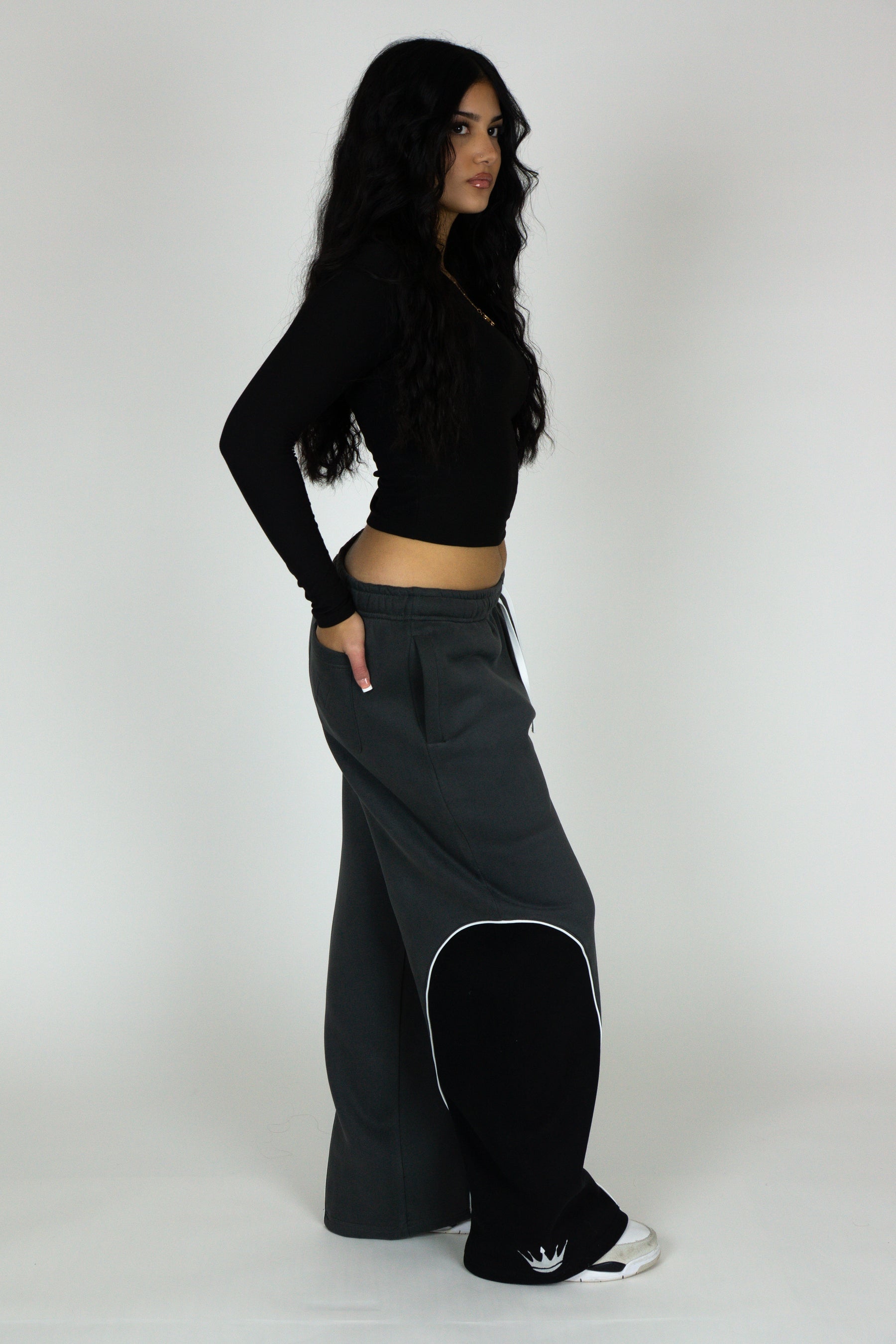 Black Baggy Sweatpants
