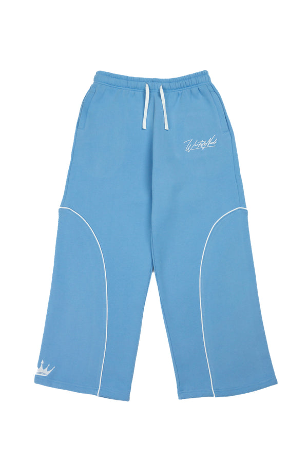 Blue Baggy Sweatpants