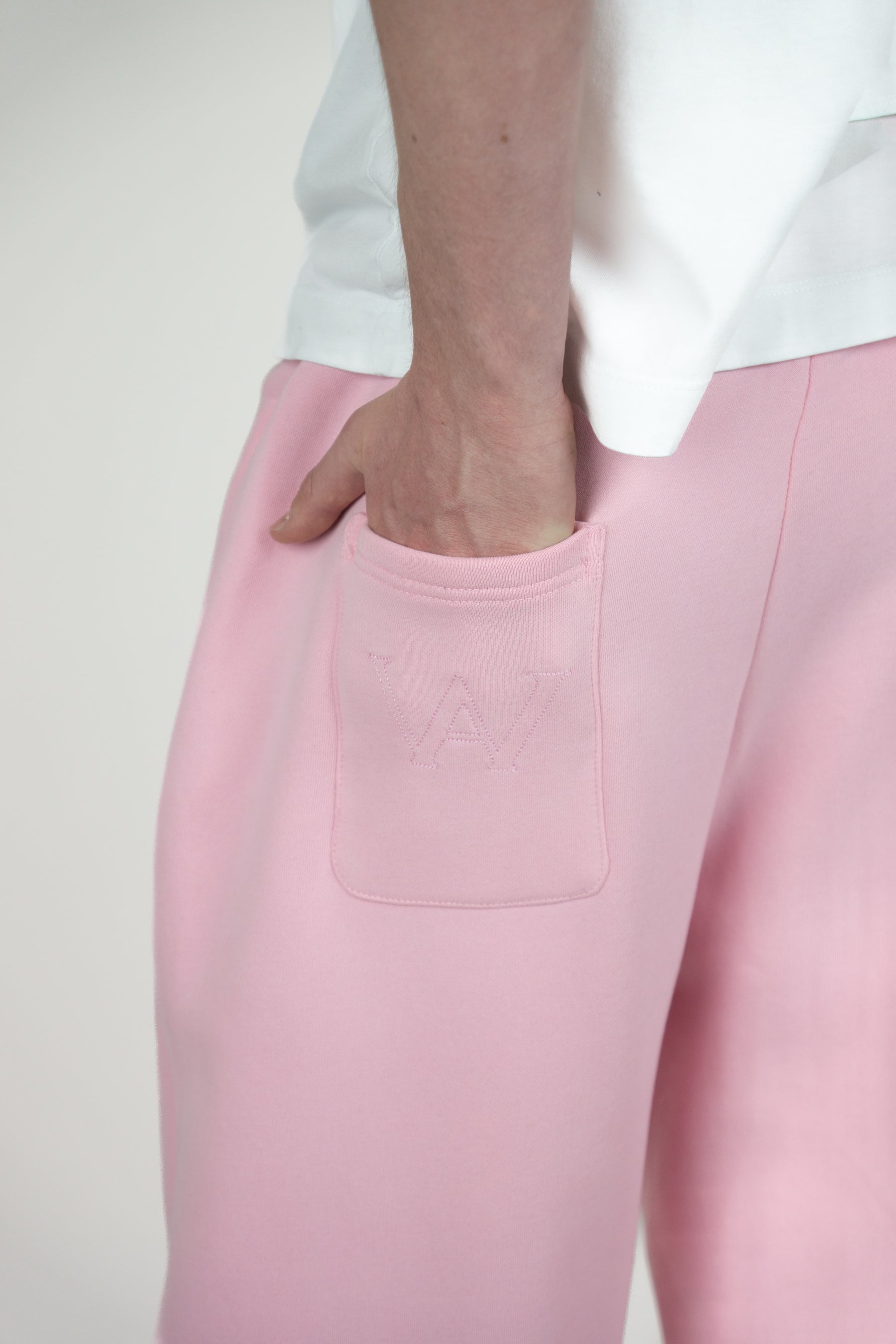 Pink Baggy Sweatpants